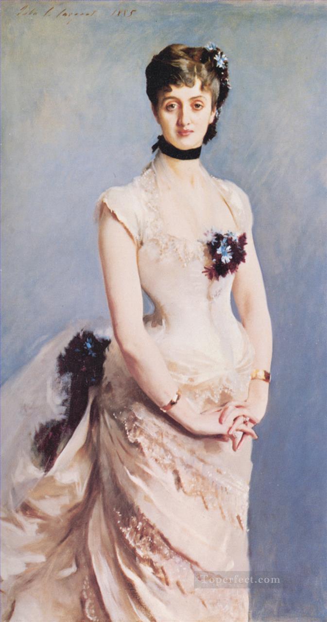 Madame Paul Poirson portrait John Singer Sargent Oil Paintings